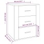 vidaXL Mesita de noche madera contrachapada blanco brillo 50x36x60 cm vidaXL Mesita de noche madera contrachapada blanco brillo 50x36x60 cm