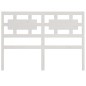 vidaXL Cabecero de cama madera maciza de pino blanco 145,5x4x100 cm vidaXL Cabecero de cama madera maciza de pino blanco 145,5x4x100 cm