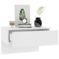 vidaXL Mesitas de noche de pared 2 unidades blanco brillante vidaXL Mesitas de noche de pared 2 unidades blanco brillante