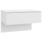 vidaXL Mesitas de noche de pared 2 unidades blanco brillante vidaXL Mesitas de noche de pared 2 unidades blanco brillante