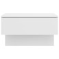 vidaXL Mesitas de noche de pared 2 unidades blanco brillante vidaXL Mesitas de noche de pared 2 unidades blanco brillante