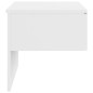 vidaXL Mesitas de noche de pared 2 unidades blanco brillante vidaXL Mesitas de noche de pared 2 unidades blanco brillante