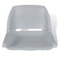 vidaXL Asiento barco respaldo plegable sin cojín azul gris 41x36x48 cm