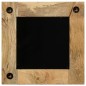 vidaXL Espejo de madera maciza de mango 50x50 cm vidaXL Espejo de madera maciza de mango 50x50 cm