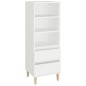 vidaXL Aparador alto madera contrachapada blanco 40x36x110 cm vidaXL Aparador alto madera contrachapada blanco 40x36x110 cm