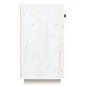 vidaXL Aparador madera maciza de pino blanco 100x40x75 cm vidaXL Aparador madera maciza de pino blanco 100x40x75 cm