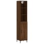 vidaXL Aparador alto madera contrachapada roble marrón 34,5x34x180 cm vidaXL Aparador alto madera contrachapada roble marrón 34,5x34x180 cm