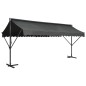 vidaXL Toldo de pie independiente gris antracita 500x300 cm vidaXL Toldo de pie independiente gris antracita 500x300 cm