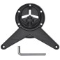 vidaXL Patas de mesa ajustables en 4 alturas negro 710 mm vidaXL Patas de mesa ajustables en 4 alturas negro 710 mm