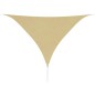 vidaXL Toldo de vela triangular tela Oxford beige 3,6x3,6x3,6 m 