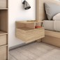 vidaXL Mesita noche flotante 2 uds aglomerado roble Sonoma 40x31x27 cm vidaXL Mesita noche flotante 2 uds aglomerado roble Sonoma 40x31x27 cm