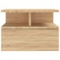 vidaXL Mesita noche flotante 2 uds aglomerado roble Sonoma 40x31x27 cm vidaXL Mesita noche flotante 2 uds aglomerado roble Sonoma 40x31x27 cm