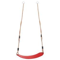 vidaXL Columpio de asiento para niños rojo