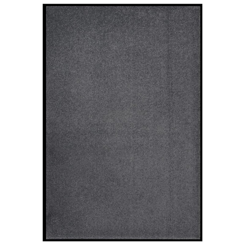vidaXL Felpudo gris antracita 80x120 cm