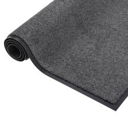 vidaXL Felpudo gris antracita 80x120 cm