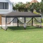 vidaXL Carpa para fiestas plegable con paredes gris antracita 3x6 m vidaXL Carpa para fiestas plegable con paredes gris antracita 3x6 m
