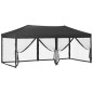 vidaXL Carpa para fiestas plegable con paredes gris antracita 3x6 m vidaXL Carpa para fiestas plegable con paredes gris antracita 3x6 m