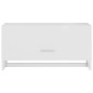vidaXL Armario de madera contrachapada blanco 70x32,5x35 cm