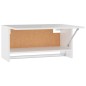 vidaXL Armario de madera contrachapada blanco 70x32,5x35 cm