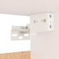 vidaXL Armario de madera contrachapada blanco 70x32,5x35 cm