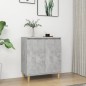 vidaXL Aparador y patas madera contrachapada gris hormigón 60x35x70 cm vidaXL Aparador y patas madera contrachapada gris hormigón 60x35x70 cm