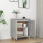 vidaXL Aparador y patas madera contrachapada gris hormigón 60x35x70 cm vidaXL Aparador y patas madera contrachapada gris hormigón 60x35x70 cm
