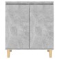 vidaXL Aparador y patas madera contrachapada gris hormigón 60x35x70 cm vidaXL Aparador y patas madera contrachapada gris hormigón 60x35x70 cm