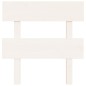 vidaXL Cabecero de cama madera maciza de pino blanco 93,5x3x81 cm vidaXL Cabecero de cama madera maciza de pino blanco 93,5x3x81 cm