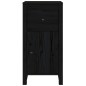 vidaXL Aparador de madera maciza de pino negro 40x35x80 cm vidaXL Aparador de madera maciza de pino negro 40x35x80 cm
