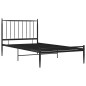 vidaXL Estructura de cama de metal negro 90x200 cm vidaXL Estructura de cama de metal negro 90x200 cm