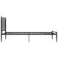 vidaXL Estructura de cama de metal negro 90x200 cm vidaXL Estructura de cama de metal negro 90x200 cm