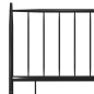 vidaXL Estructura de cama de metal negro 90x200 cm vidaXL Estructura de cama de metal negro 90x200 cm