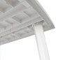 vidaXL Mesa de jardín de plástico blanca 210x96x72 cm vidaXL Mesa de jardín de plástico blanca 210x96x72 cm