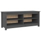 vidaXL Banco zapatero madera maciza de pino gris 110x38x45,5 cm vidaXL Banco zapatero madera maciza de pino gris 110x38x45,5 cm