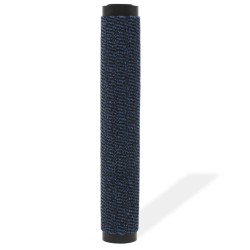 vidaXL Alfombra de entrada rectangular de nudo 40x60 cm azul