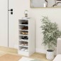 vidaXL Mueble zapatero de madera contrachapada blanco 31,5x35x90 cm vidaXL Mueble zapatero de madera contrachapada blanco 31,5x35x90 cm