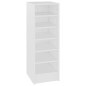 vidaXL Mueble zapatero de madera contrachapada blanco 31,5x35x90 cm vidaXL Mueble zapatero de madera contrachapada blanco 31,5x35x90 cm
