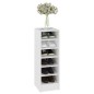 vidaXL Mueble zapatero de madera contrachapada blanco 31,5x35x90 cm vidaXL Mueble zapatero de madera contrachapada blanco 31,5x35x90 cm