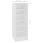 vidaXL Mueble zapatero de madera contrachapada blanco 31,5x35x90 cm vidaXL Mueble zapatero de madera contrachapada blanco 31,5x35x90 cm