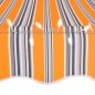 vidaXL Toldo manual retráctil con LED amarillo y azul 250 cm vidaXL Toldo manual retráctil con LED amarillo y azul 250 cm