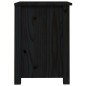 vidaXL Mesita de noche madera maciza de pino negra 40x35x49 cm vidaXL Mesita de noche madera maciza de pino negra 40x35x49 cm