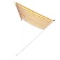 vidaXL Toldo retráctil 300x150 cm amarillo y blanco vidaXL Toldo retráctil 300x150 cm amarillo y blanco