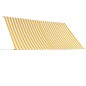vidaXL Toldo retráctil 300x150 cm amarillo y blanco vidaXL Toldo retráctil 300x150 cm amarillo y blanco