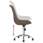 vidaXL Sillas de comedor giratorias 4 unidades tela taupe vidaXL Sillas de comedor giratorias 4 unidades tela taupe
