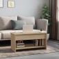 vidaXL Mesa de centro madera contrachapada roble Sonoma 102x50x52,5 cm vidaXL Mesa de centro madera contrachapada roble Sonoma 102x50x52,5 cm