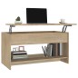 vidaXL Mesa de centro madera contrachapada roble Sonoma 102x50x52,5 cm vidaXL Mesa de centro madera contrachapada roble Sonoma 102x50x52,5 cm