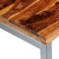 vidaXL Mesa de salón o escritorio madera sheesham con patas de acero vidaXL Mesa de salón o escritorio madera sheesham con patas de acero