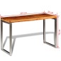 vidaXL Mesa de salón o escritorio madera sheesham con patas de acero vidaXL Mesa de salón o escritorio madera sheesham con patas de acero