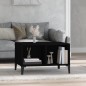 vidaXL Mesa de centro madera contrachapada negro 60x50x36,5 cm vidaXL Mesa de centro madera contrachapada negro 60x50x36,5 cm