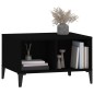 vidaXL Mesa de centro madera contrachapada negro 60x50x36,5 cm vidaXL Mesa de centro madera contrachapada negro 60x50x36,5 cm